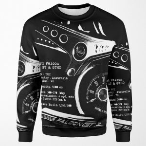 Ford Falcon Xy Gt And Gtho Specifications All-over-print Unisex Sweatshirt