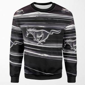 Ford Mustang Mustang Logo All-over-print Unisex Sweatshirt