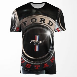 Ford Mustang Steering Wheel All-over-print T-shirt