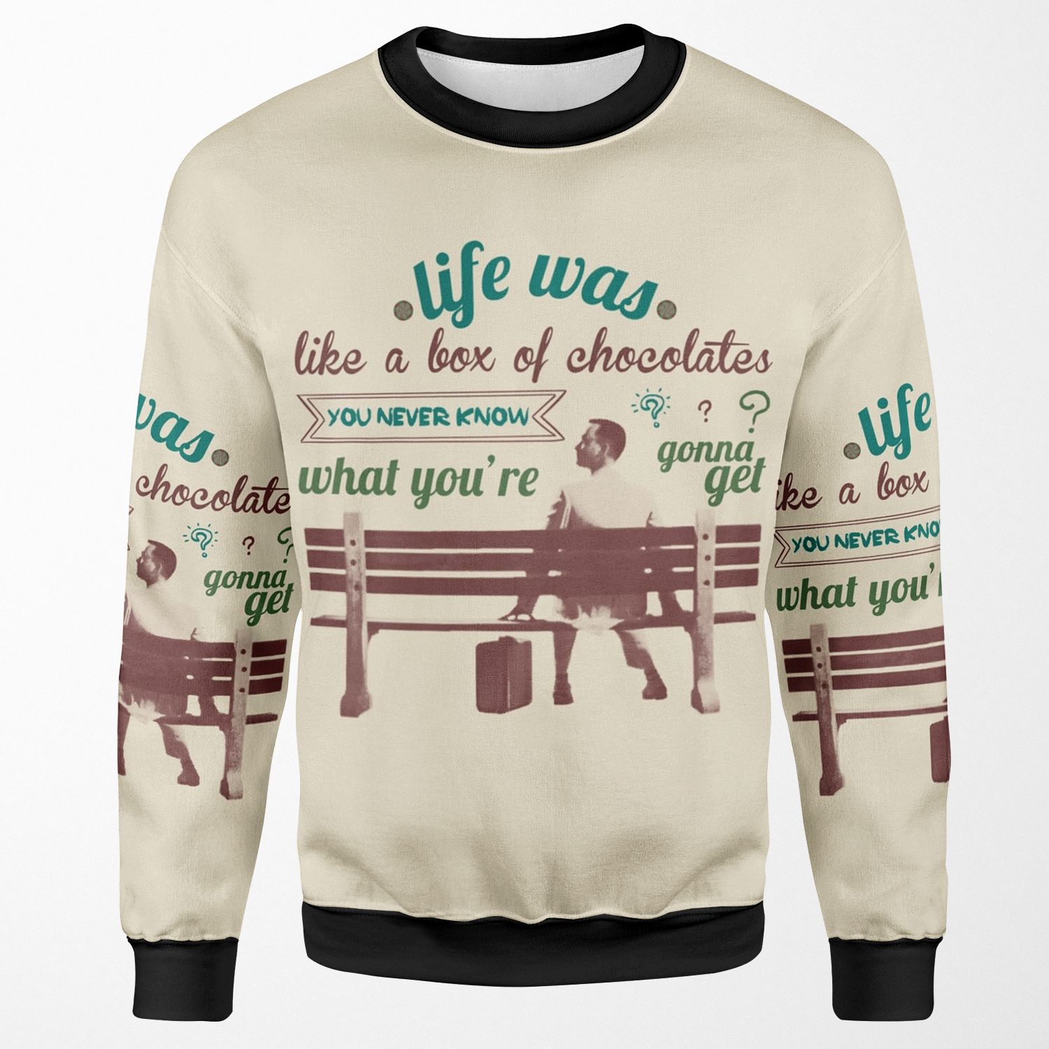 Forrest Gump All-over-print Unisex Sweatshirt