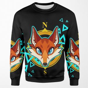 Fox Head All-over-print Unisex Sweatshirt