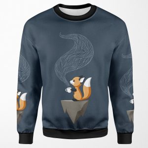 Fox Tea All-over-print Unisex Sweatshirt