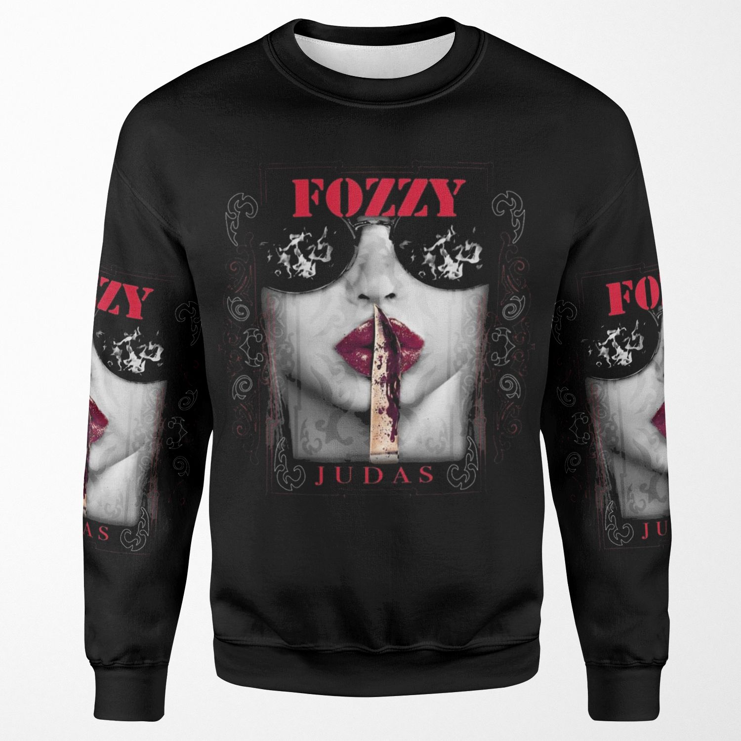 Fozzy Is An American Heavy Metal Band Logos Is The Best All-over-print Unisex Sweatshirt