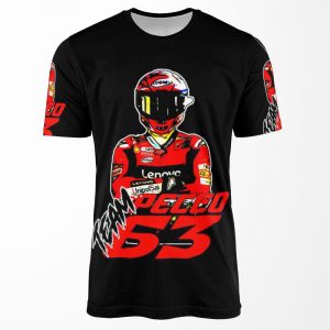 Francesco Bagnaia All-over-print T-shirt