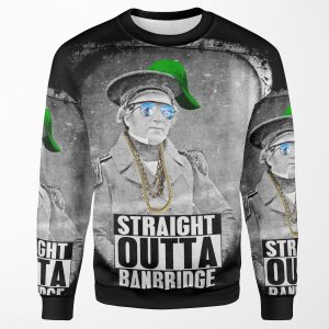 Francis Crozier Straight Outta Banbridge All-over-print Unisex Sweatshirt