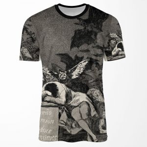 Francisco Jose De Goya Y Lucientes The Sleep Of Reason Produces Monsters 1799 All-over-print T-shirt