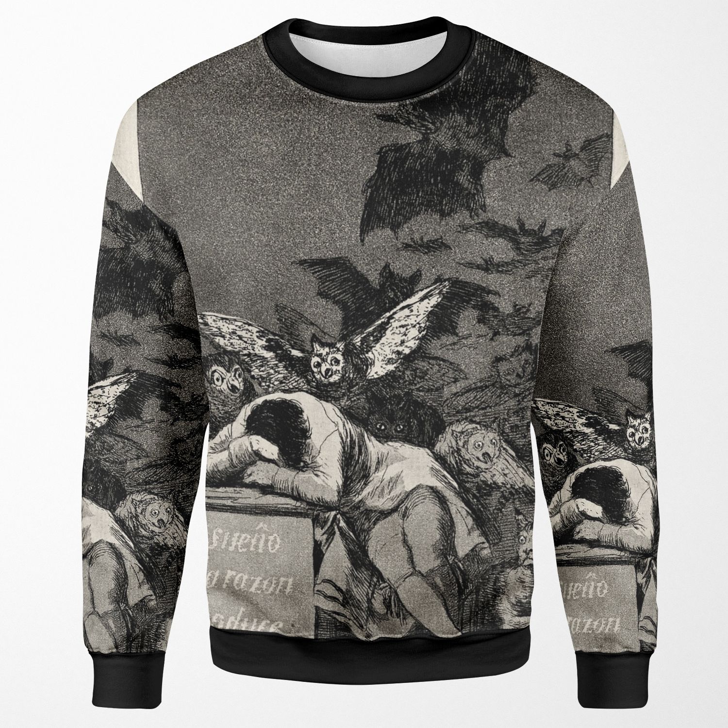 Francisco Jose De Goya Y Lucientes The Sleep Of Reason Produces Monsters 1799 All-over-print Unisex Sweatshirt