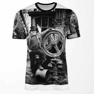 Fred Dibnah Steeplejack All-over-print T-shirt