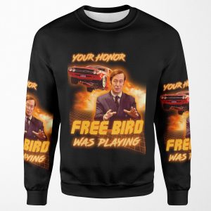 Free Bird Was Playing All-over-print Unisex Sweatshirt