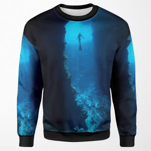 Free Diver All-over-print Unisex Sweatshirt