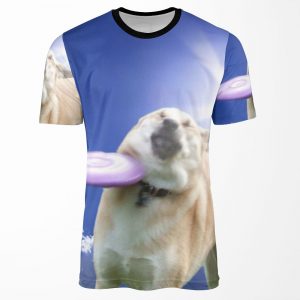 Frisbee Dog Doggo 4 All-over-print T-shirt