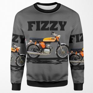 Fs1E Fizzy Motorcycle By Motormaniac All-over-print Unisex Sweatshirt