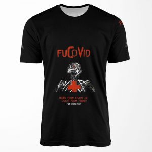 Fucovid Sculpture Head All-over-print T-shirt