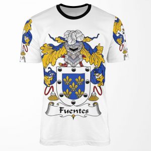 Fuentes Coat Of Arms Family Crest All-over-print T-shirt