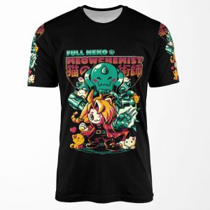 Full Neko Meowchemist All-over-print T-shirt