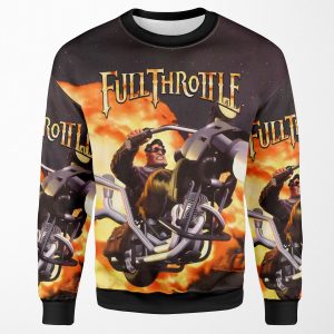 Full Throttle High Contrast All-over-print Unisex Sweatshirt
