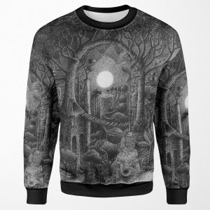 Full Tree Moon All-over-print Unisex Sweatshirt