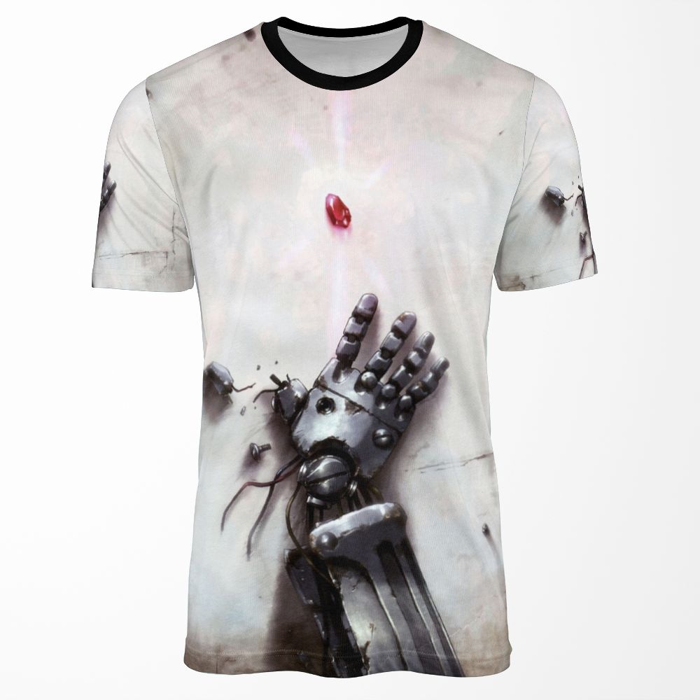 Fullmetal Alchemist Brotherhood Metal Arm And Philosopher S Stone All-over-print T-shirt