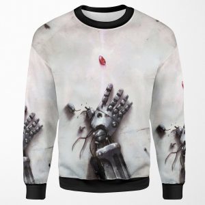 Fullmetal Alchemist Brotherhood Metal Arm And Philosopher S Stone All-over-print Unisex Sweatshirt
