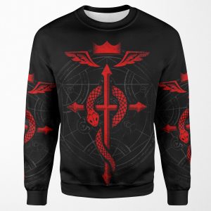 Fullmetal Alchemist Flamel All-over-print Unisex Sweatshirt