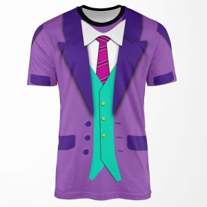 Funky Colors Suit Tie And Vest All-over-print T-shirt