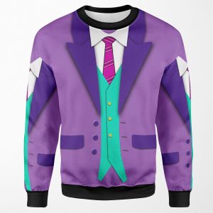 Funky Colors Suit Tie And Vest All-over-print Unisex Sweatshirt