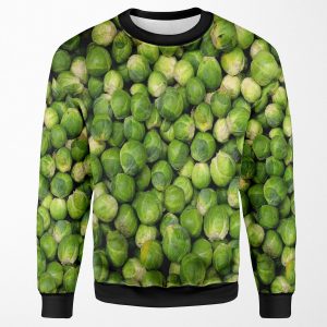 Funny Brussels Sprouts Backpack All-over-print Unisex Sweatshirt