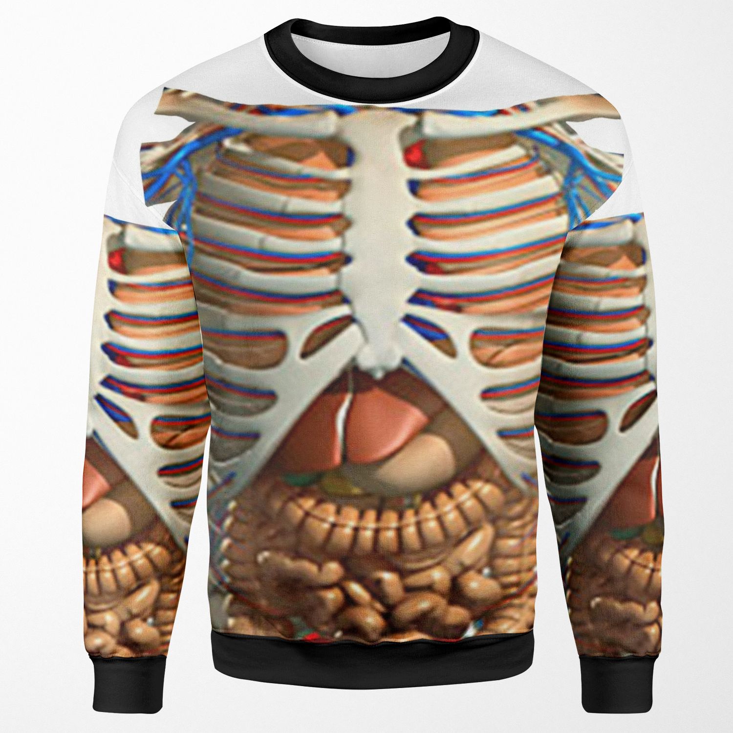 Funny T Shirt With The Inner Organs Of The Human Body In Your Anatomy All-over-print Unisex Sweatshirt