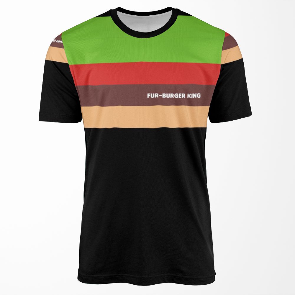 Fur Burger King Uniform All-over-print T-shirt