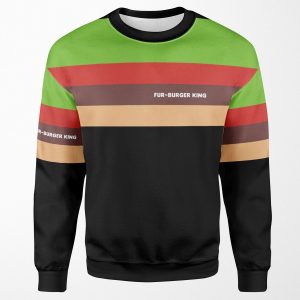 Fur Burger King Uniform All-over-print Unisex Sweatshirt