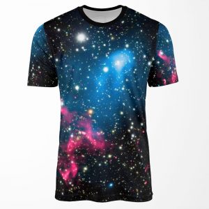 Galaxies Colliding In Space All-over-print T-shirt