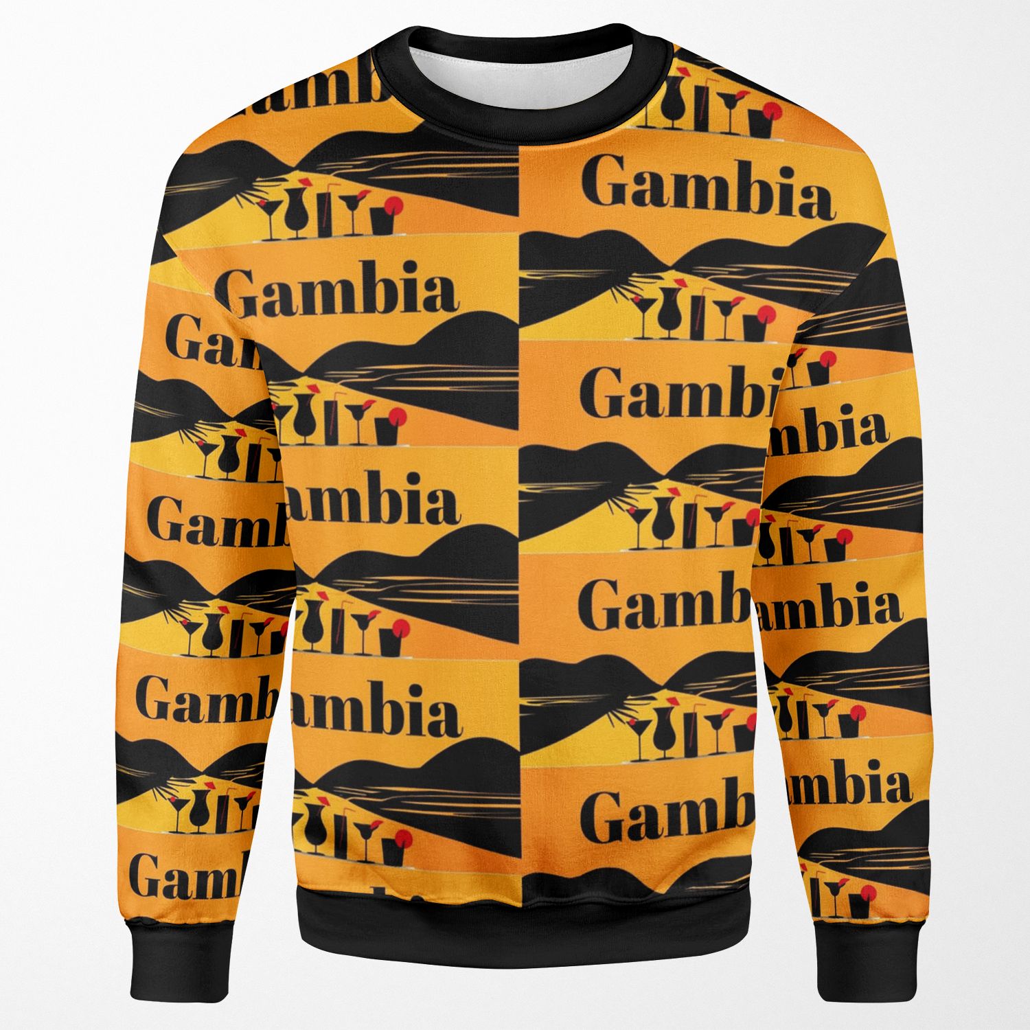 Gambia All-over-print Unisex Sweatshirt