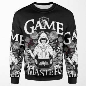 Game Master White All-over-print Unisex Sweatshirt
