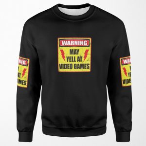 Gamer Warning All-over-print Unisex Sweatshirt