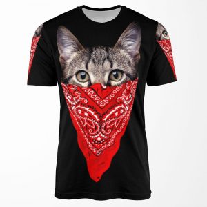 Gangster Cat All-over-print T-shirt
