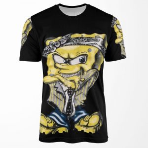 Gangster Spongebob All-over-print T-shirt