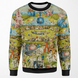 Garden Of Earthly Delights Ecclesia S Paradise All-over-print Unisex Sweatshirt