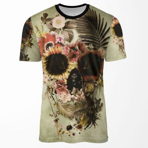 Garden Skull Light All-over-print T-shirt