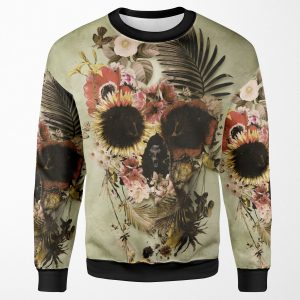 Garden Skull Light All-over-print Unisex Sweatshirt