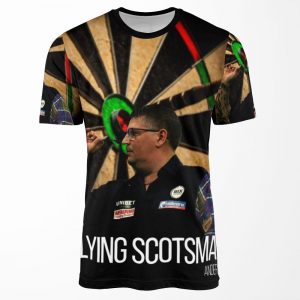 Gary The Flying Scotsman Anderson Darts All-over-print T-shirt