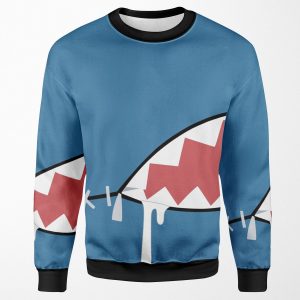 Gawr Gura Shark Mouth All-over-print Unisex Sweatshirt
