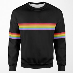 Gay Pride Stripe All-over-print Unisex Sweatshirt