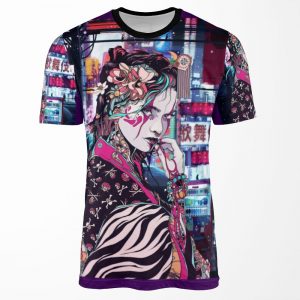 Geisha In Tokyo All-over-print T-shirt