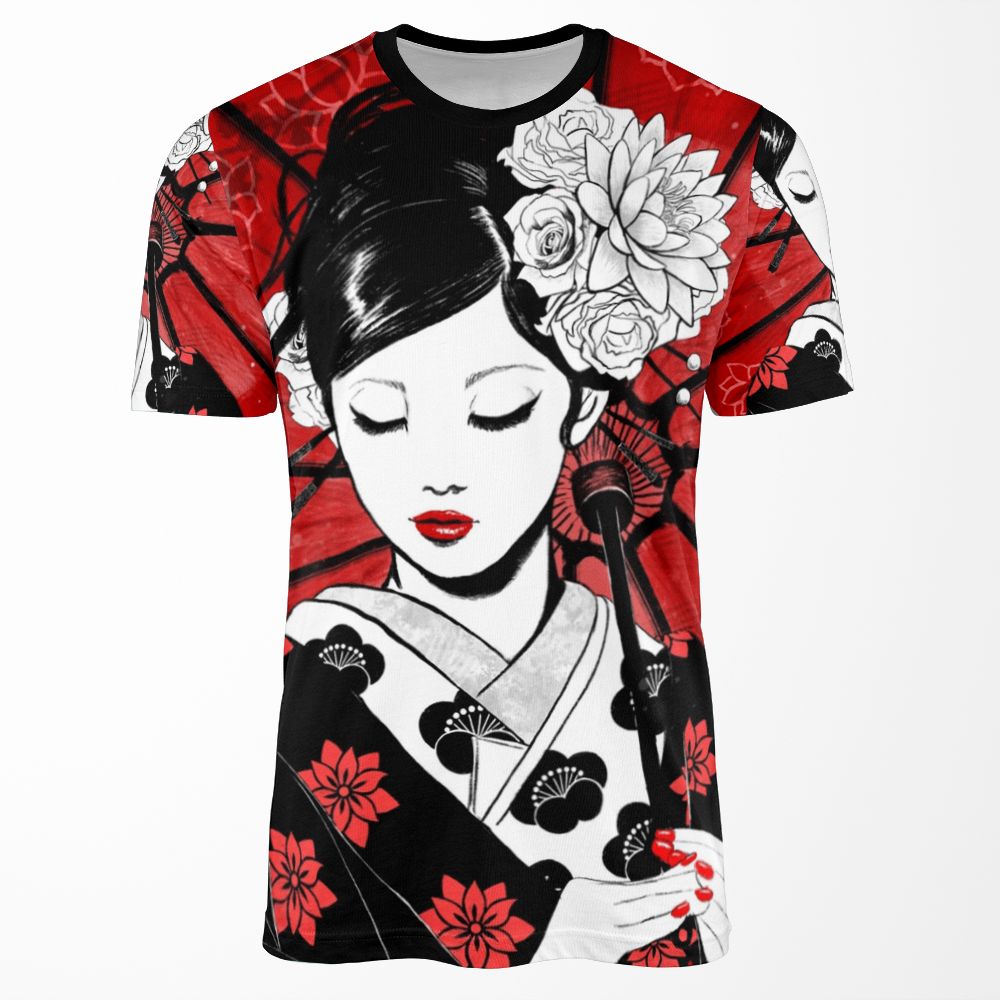Geisha Japan Collection All-over-print T-shirt