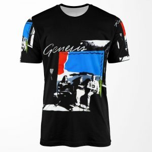 Genesis Abacab Vintage Design Redux All-over-print T-shirt