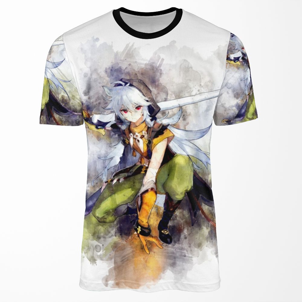 Genshin Impact Razor All-over-print T-shirt