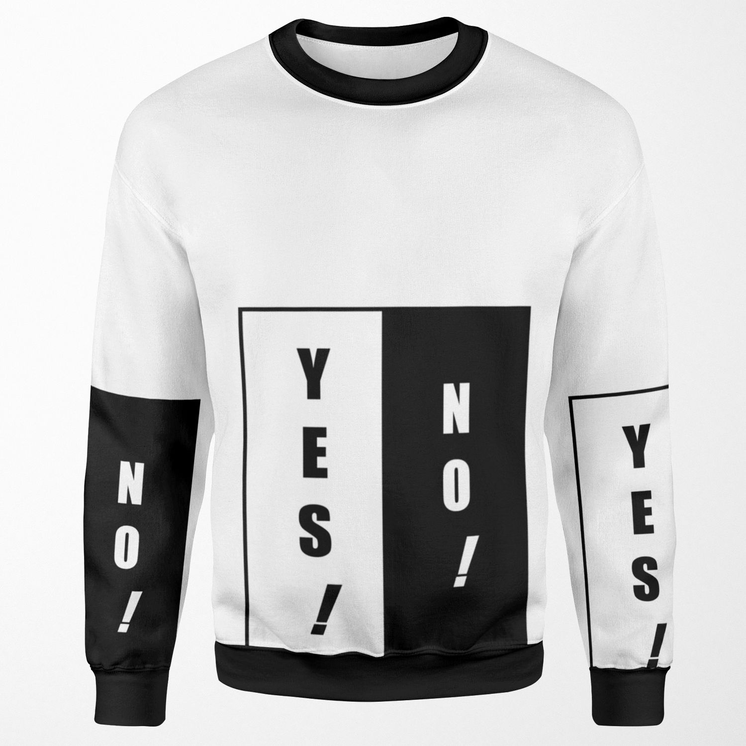 Gentoku S Yes No Shirt All-over-print Unisex Sweatshirt