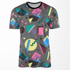 Geometric 90S Design 3 All-over-print T-shirt