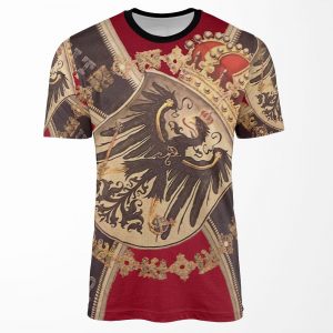 German Eagle And Iron Cross Of Prussia All-over-print T-shirt