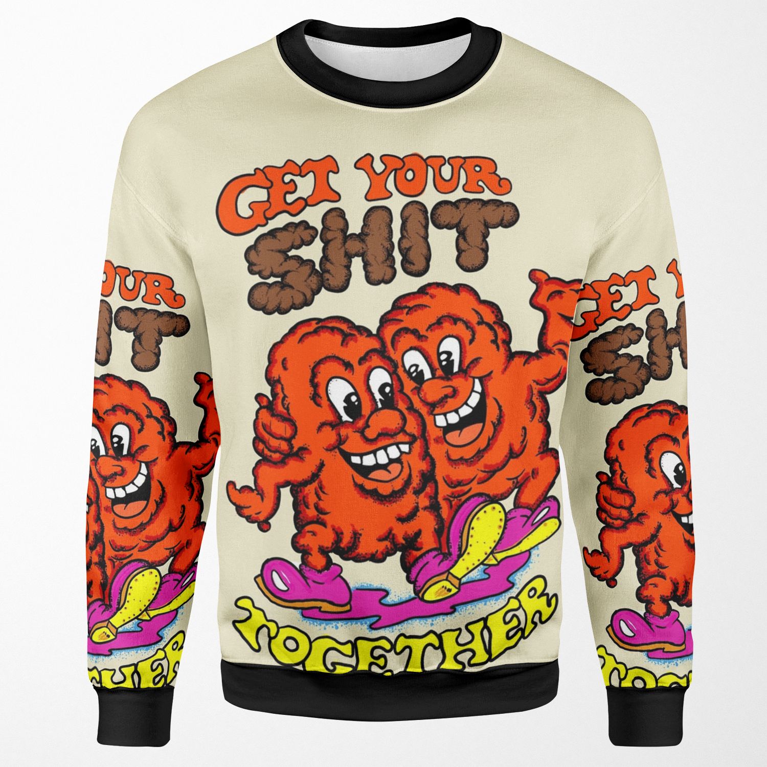 Get Your Shit Together All-over-print Unisex Sweatshirt
